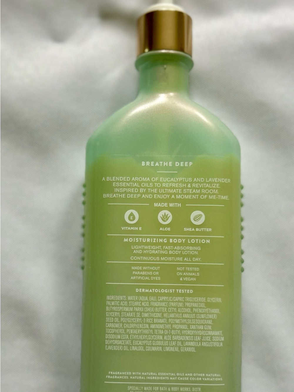 Bath & Body Works Breathe Deep Eucalyptus & Lavender Lotion - Picture 2 of 3